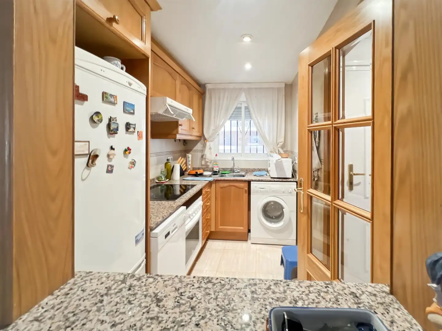 Cocina de Apartamento en venta en Oropesa del Mar / Orpesa con Aire acondicionado, Calefacción y Jardín privado