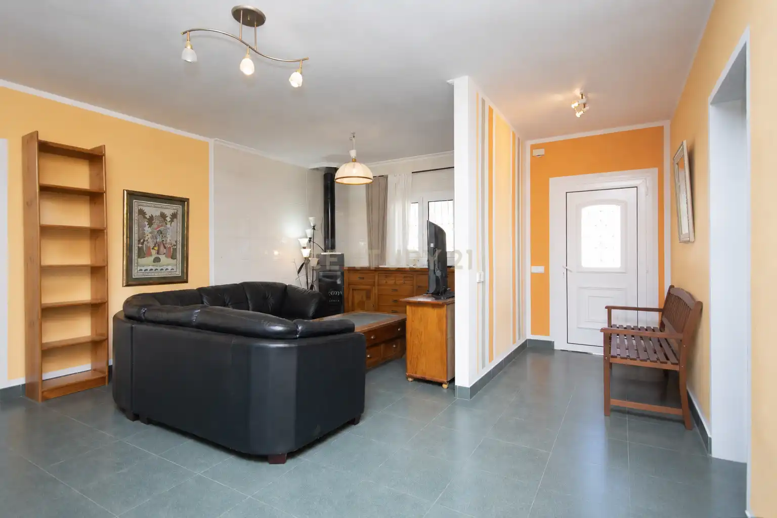 Sala de estar de Casa o chalet en venta en Alicante / Alacant con Jardín privado, Trastero y Piscina