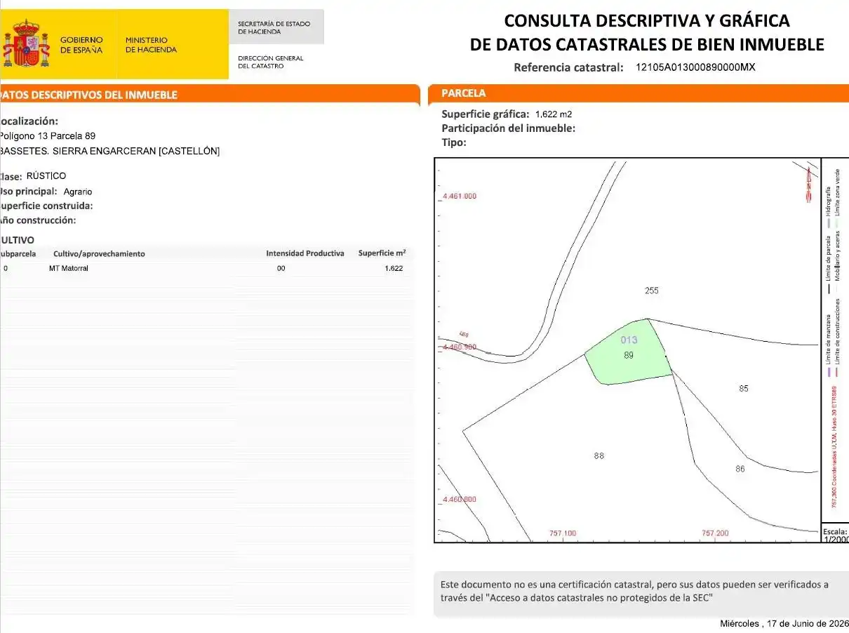 Terreny rústic en venda a Sierra Engarcerán, imagen 17