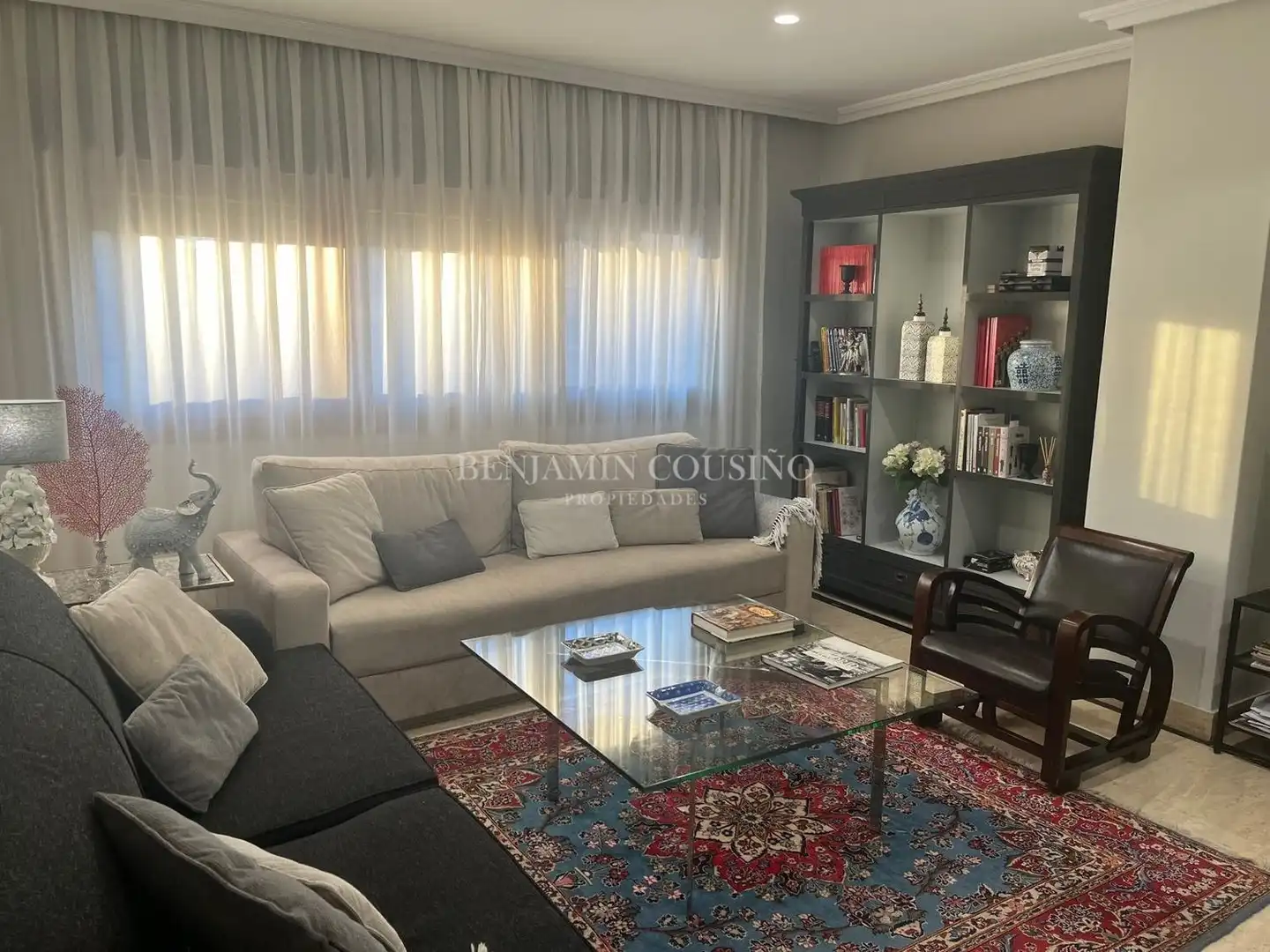 Sala de estar de Piso de alquiler en Madrid con Amueblado