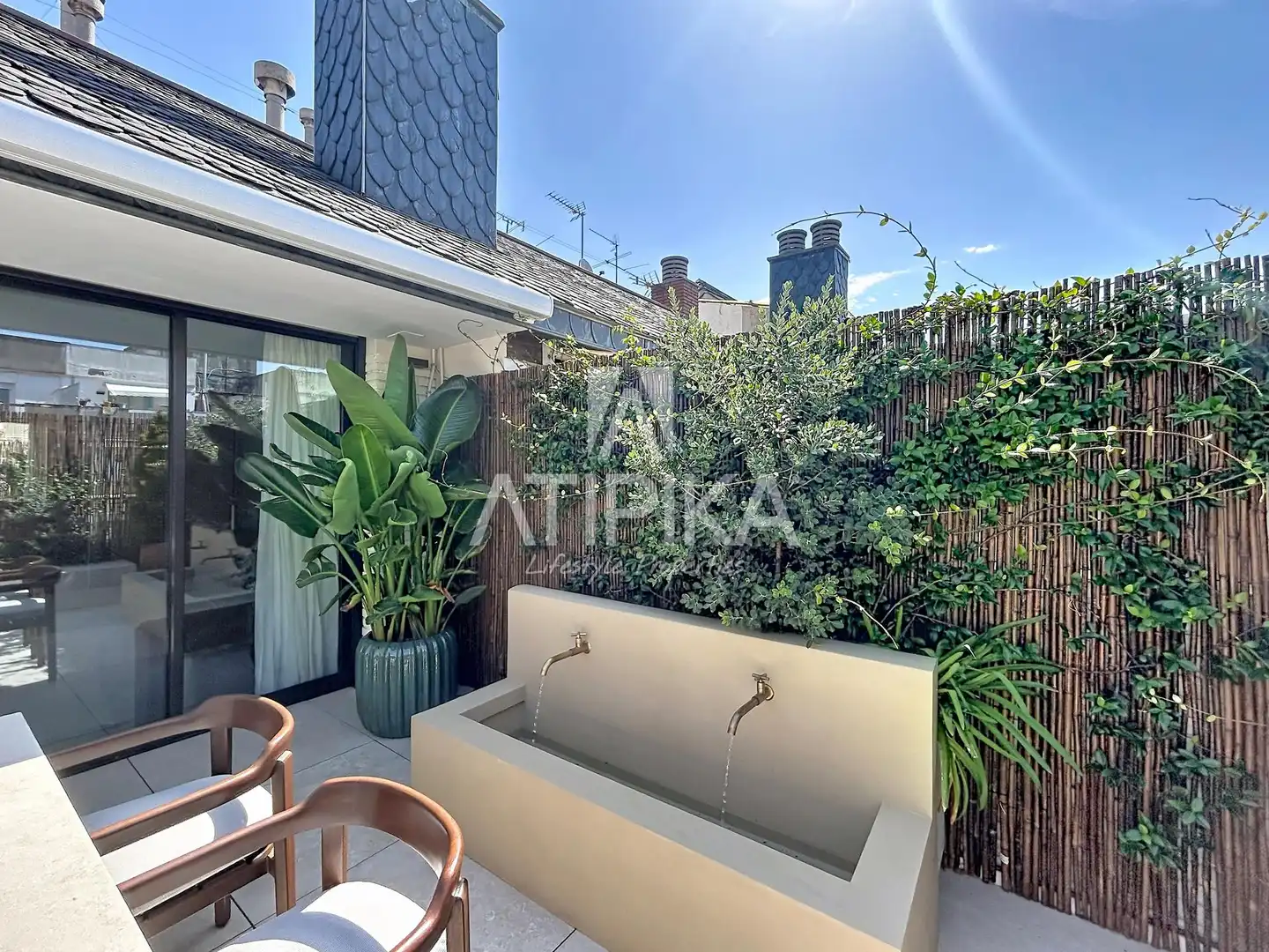 Terrace of Flat for rent in Barcelona  with Air Conditioner, Terrace and Furnished