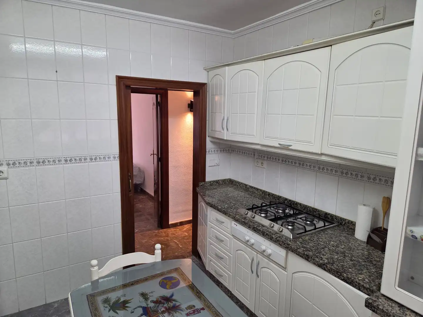 Kitchen of Flat for rent in Málaga  with Air Conditioner, Terrace and Furnished