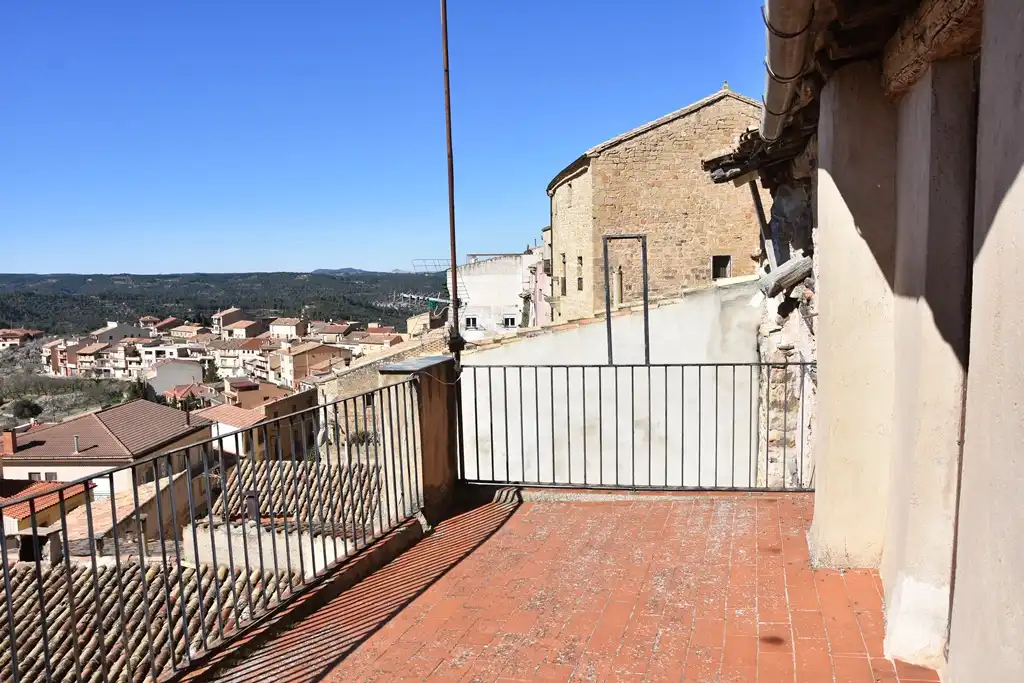 Terrassa de Casa o xalet en venda en Horta de Sant Joan amb Jardí privat, Terrassa i Moblat