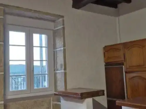 Küche von Country house zur Miete in Muxía mit Privatgarten, Möbliert und Balkon