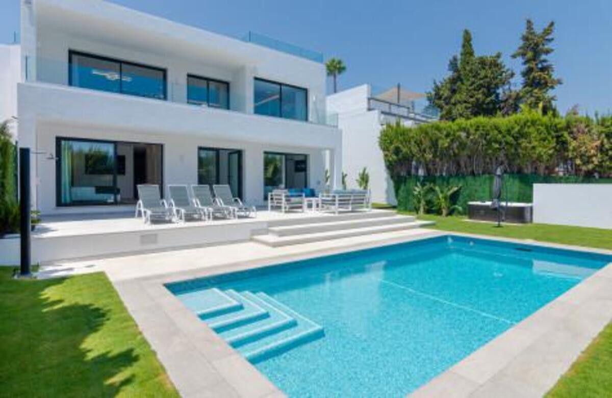 Jardí de Casa o xalet de lloguer en Marbella amb Aire condicionat, Jardí privat i Terrassa