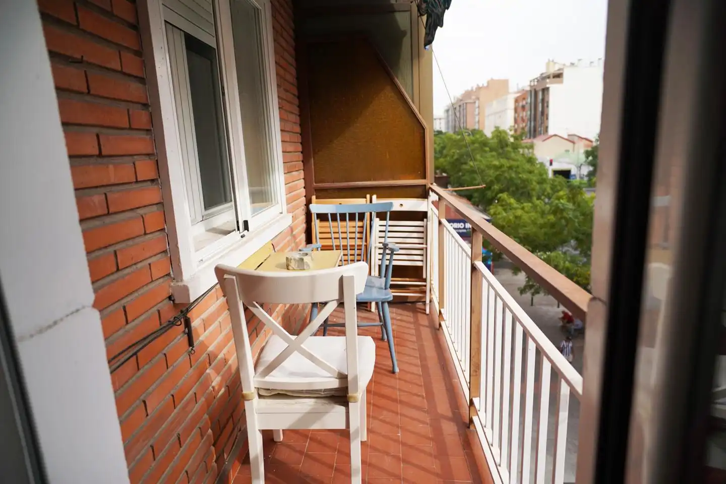 Terraza de Piso para compartir en Madrid con Aire acondicionado, Calefacción y Terraza