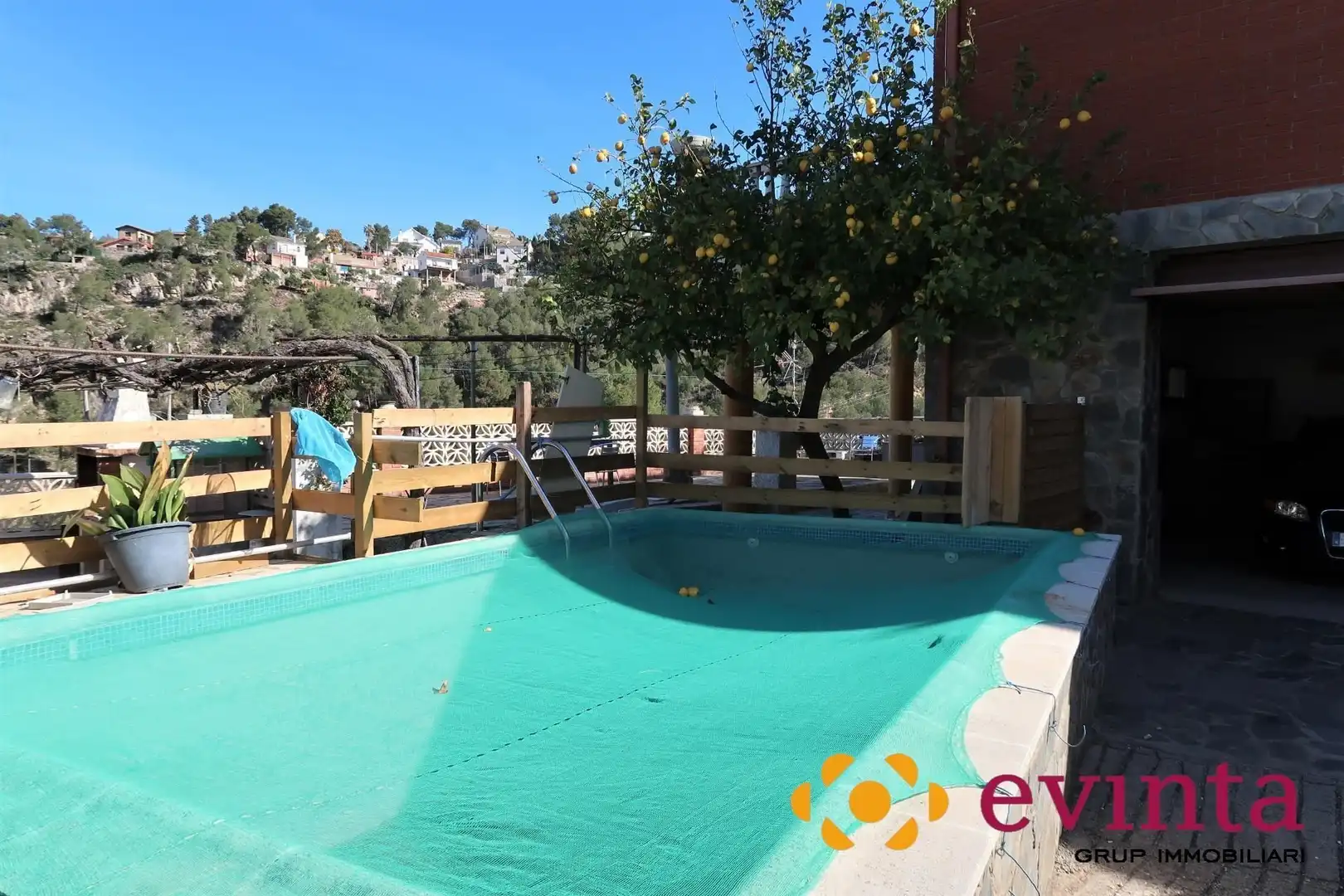 Swimming pool of Houses for sale in Vallirana  with Heating, Private garden and Terrace