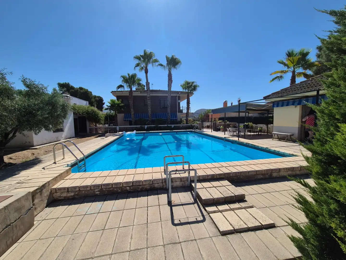 Piscina de Casa o xalet en venda en Elda amb Jardí privat, Terrassa i Traster