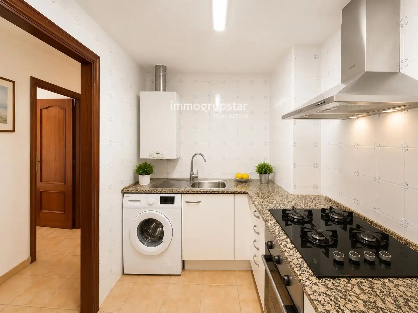 Küche von Wohnung zum Verkauf in Calonge i Sant Antoni mit Heizung und Möbliert
