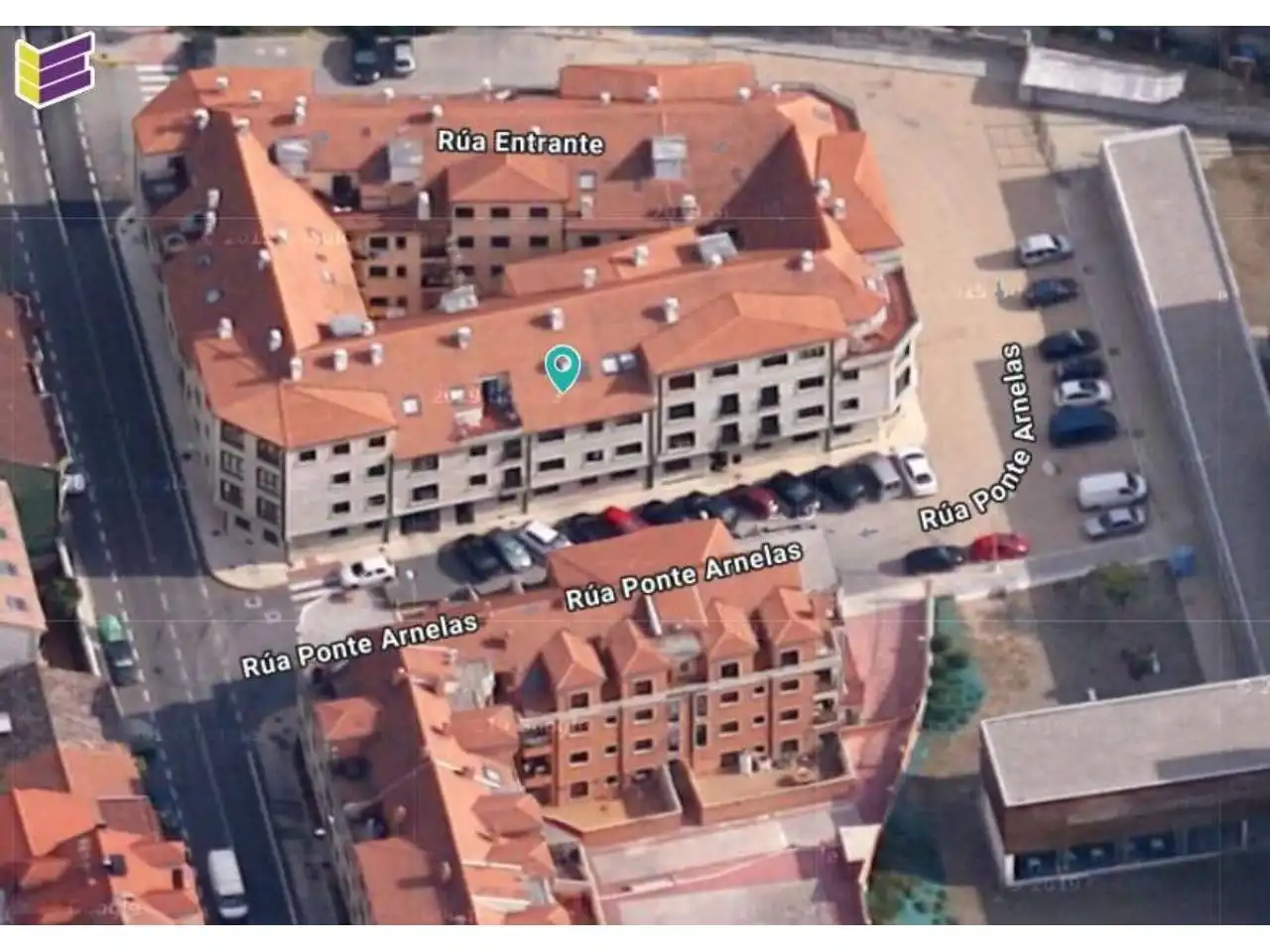 Vista exterior de Piso en venta en Vilagarcía de Arousa con Calefacción y Trastero