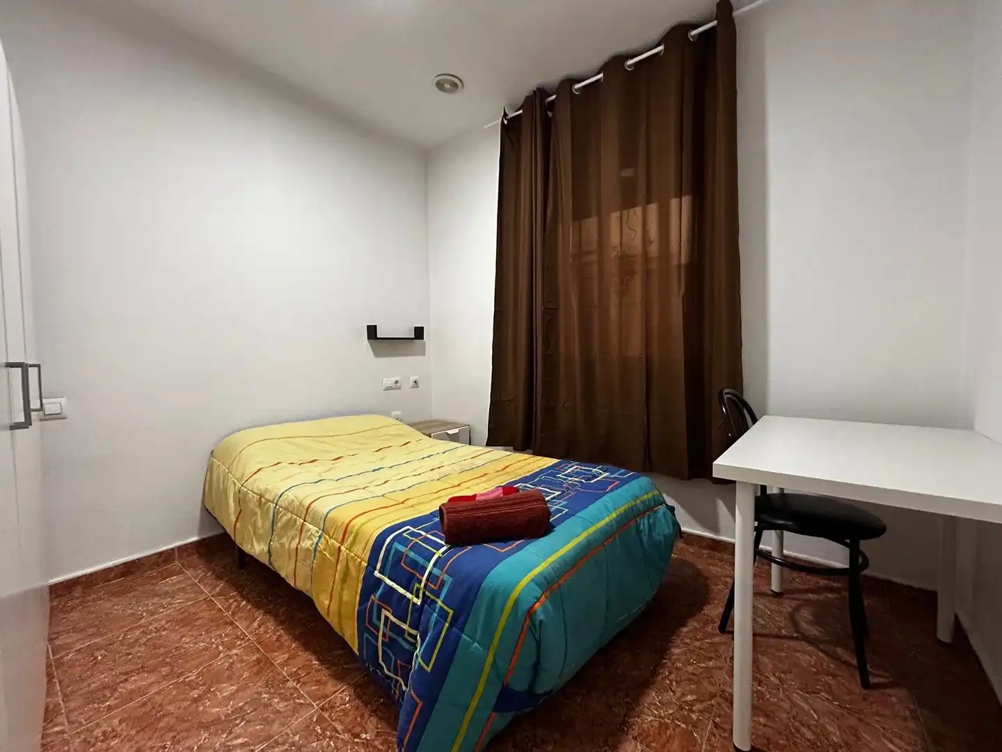 Schlafzimmer von Erdgeschoss zur Miete in Murcia mit Klimaanlage und Möbliert