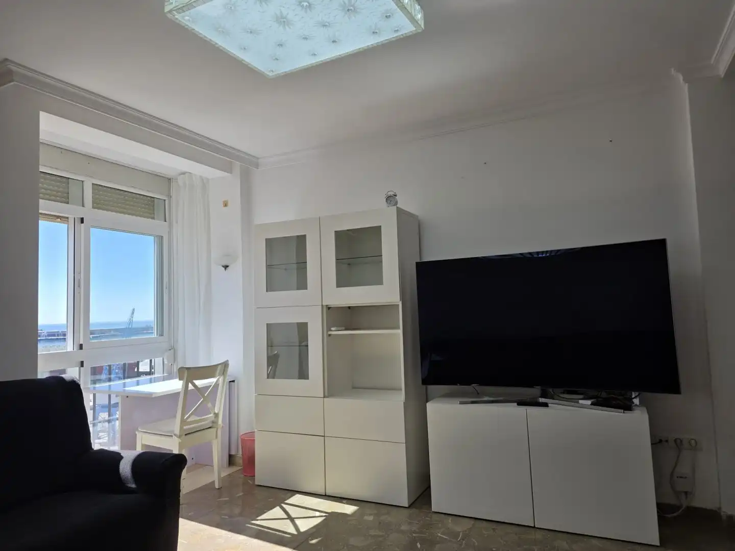 Sala de estar de Piso de alquiler en Málaga con Aire acondicionado y Amueblado