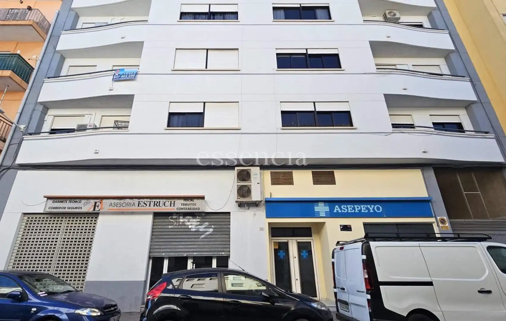 Exterior view of Flat for sale in Gandia  with Air Conditioner and Balcony