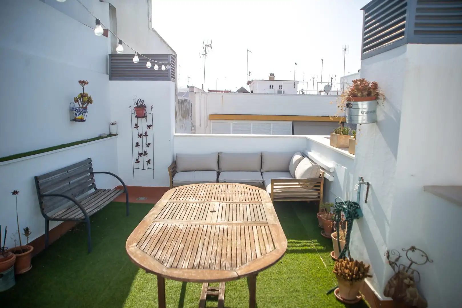 Terrasse von Dachboden zum Verkauf in Sevilla mit Klimaanlage, Terrasse und Abstellraum