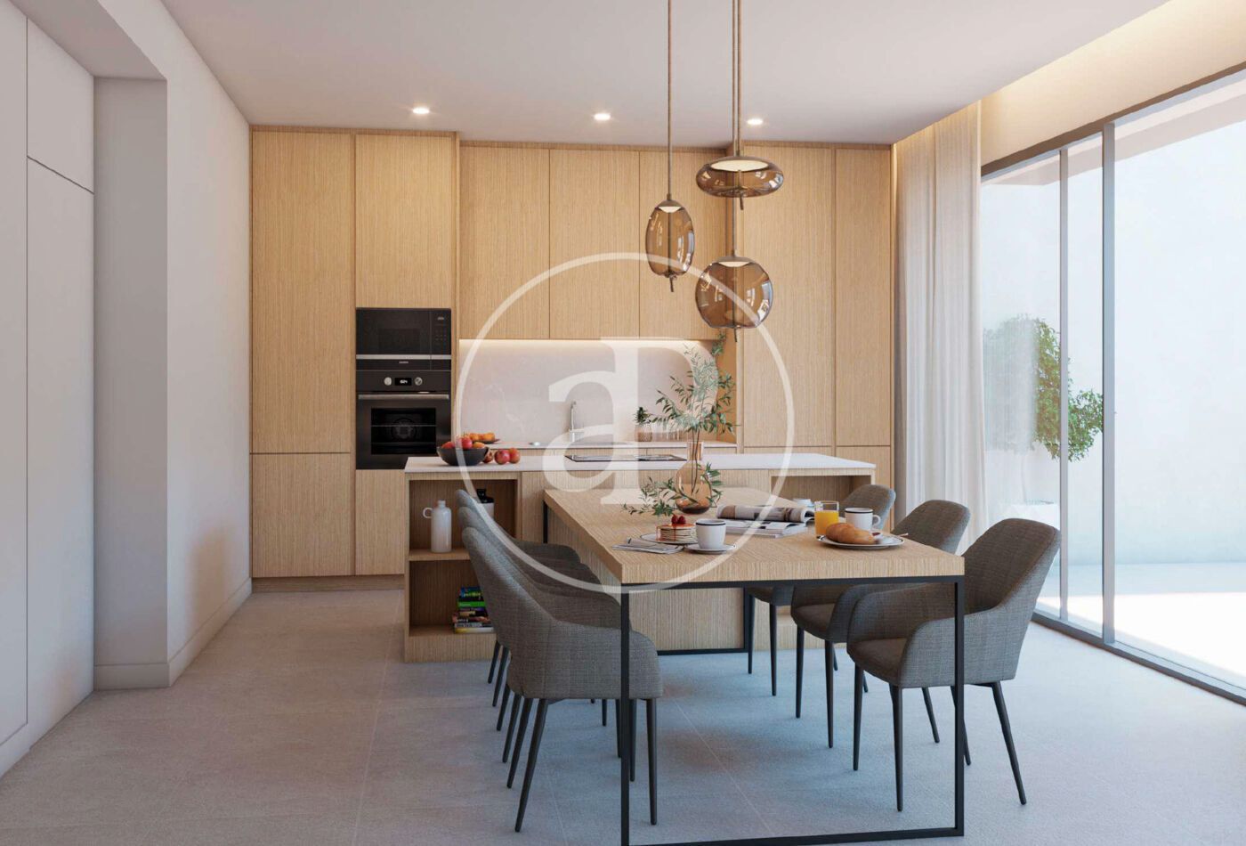 Cocina de Piso en venta en  Palma de Mallorca con Aire acondicionado, Calefacción y Terraza