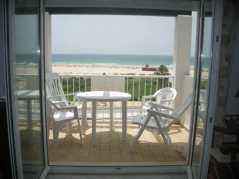 Terraza de Apartamento de alquiler en Conil de la Frontera con Aire acondicionado, Terraza y Amueblado