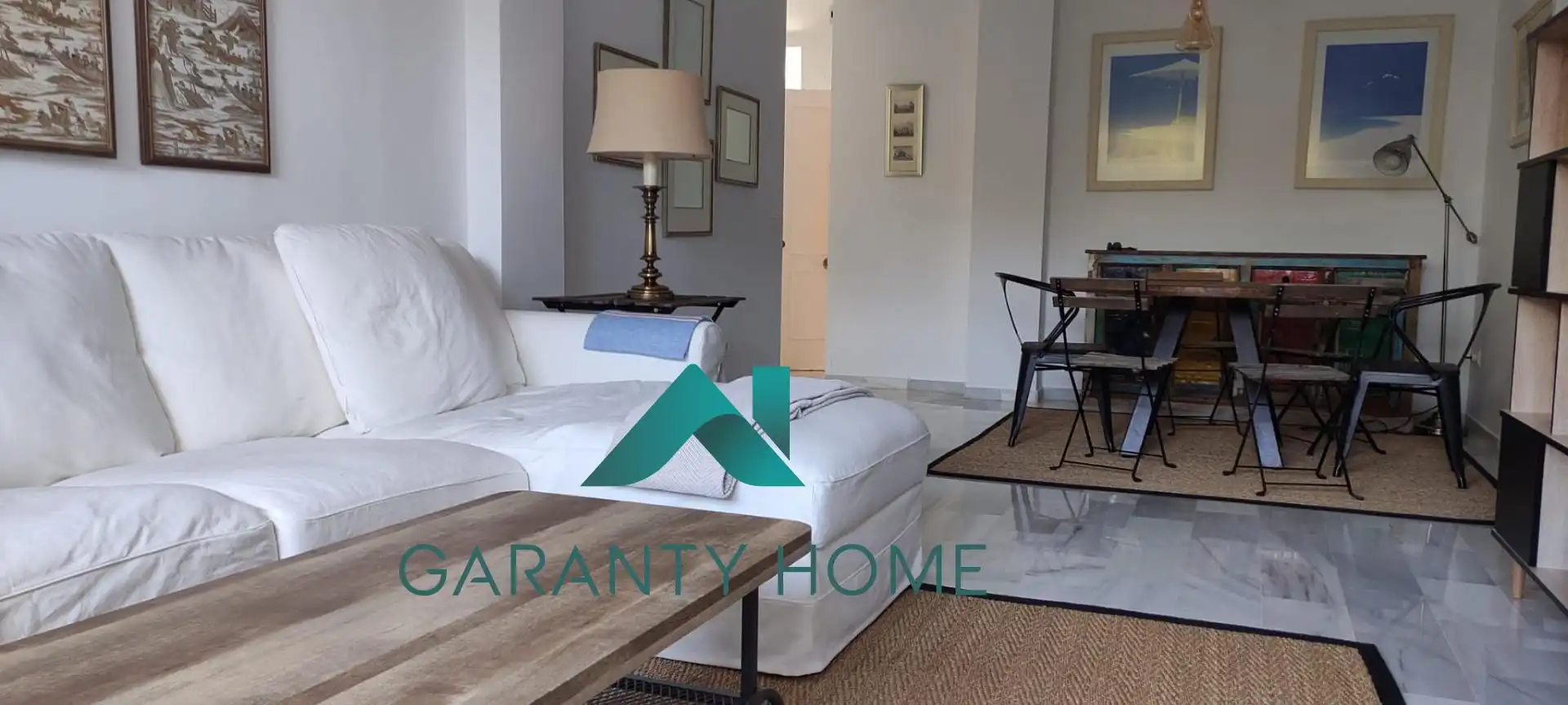 Living room of Flat for rent in Estepona  with Private garden, Terrace and Community pool