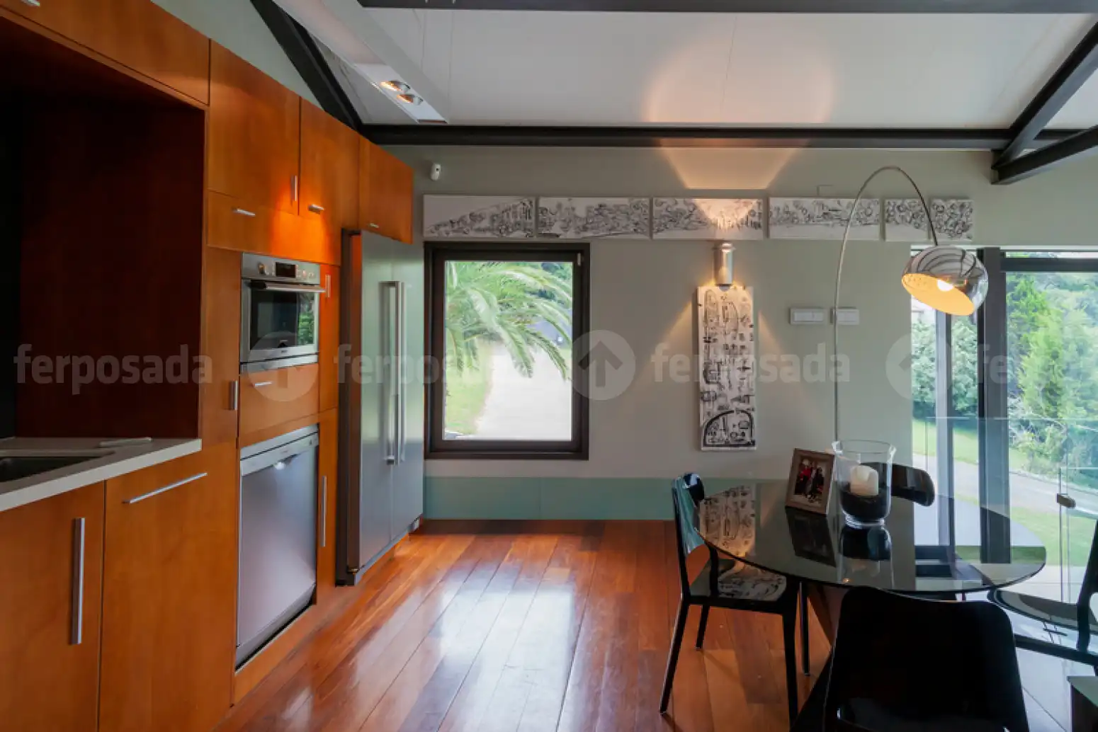 Cocina de Casa o chalet en venta en Carreño con Aire acondicionado, Calefacción y Jardín privado