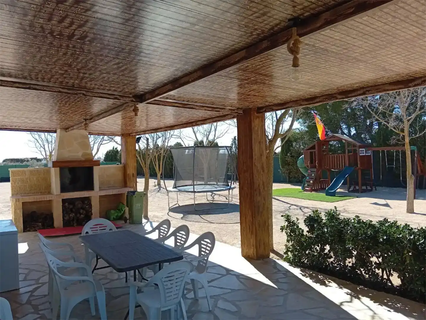 Terraza de Casa o chalet de alquiler en San Clemente con Aire acondicionado, Jardín privado y Piscina