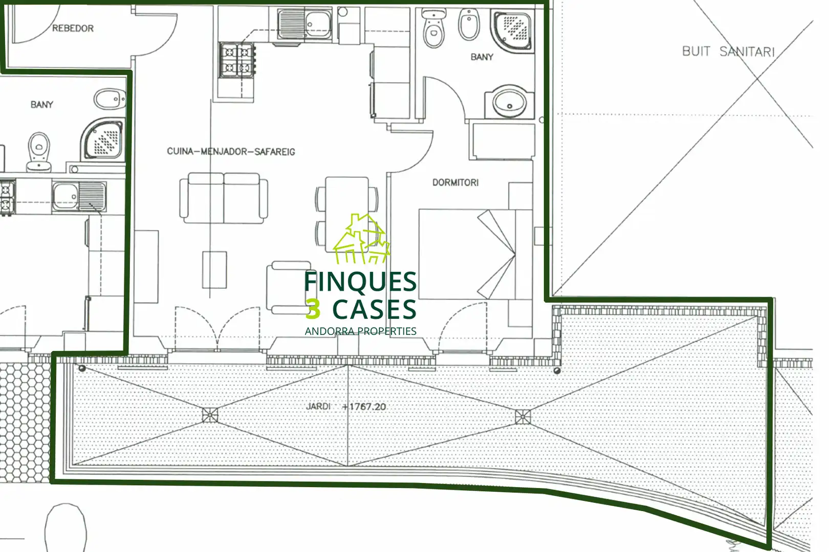 Planta baixa en venda en Canillo amb Calefacció, Parquet i Terrassa