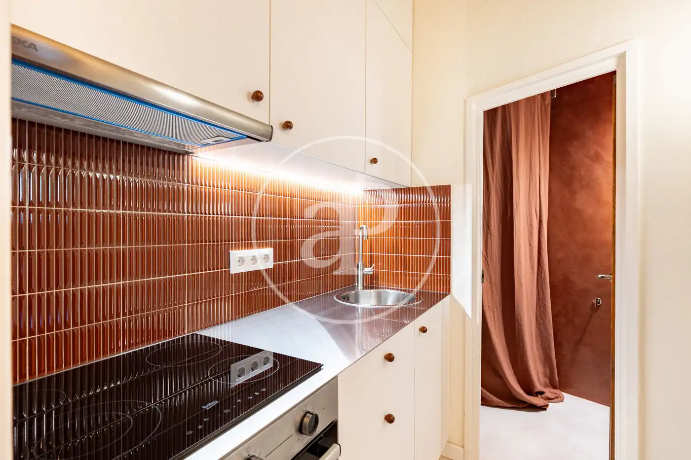 Kitchen of Flat for sale in Barcelona  with Air Conditioner, Heating and Furnished