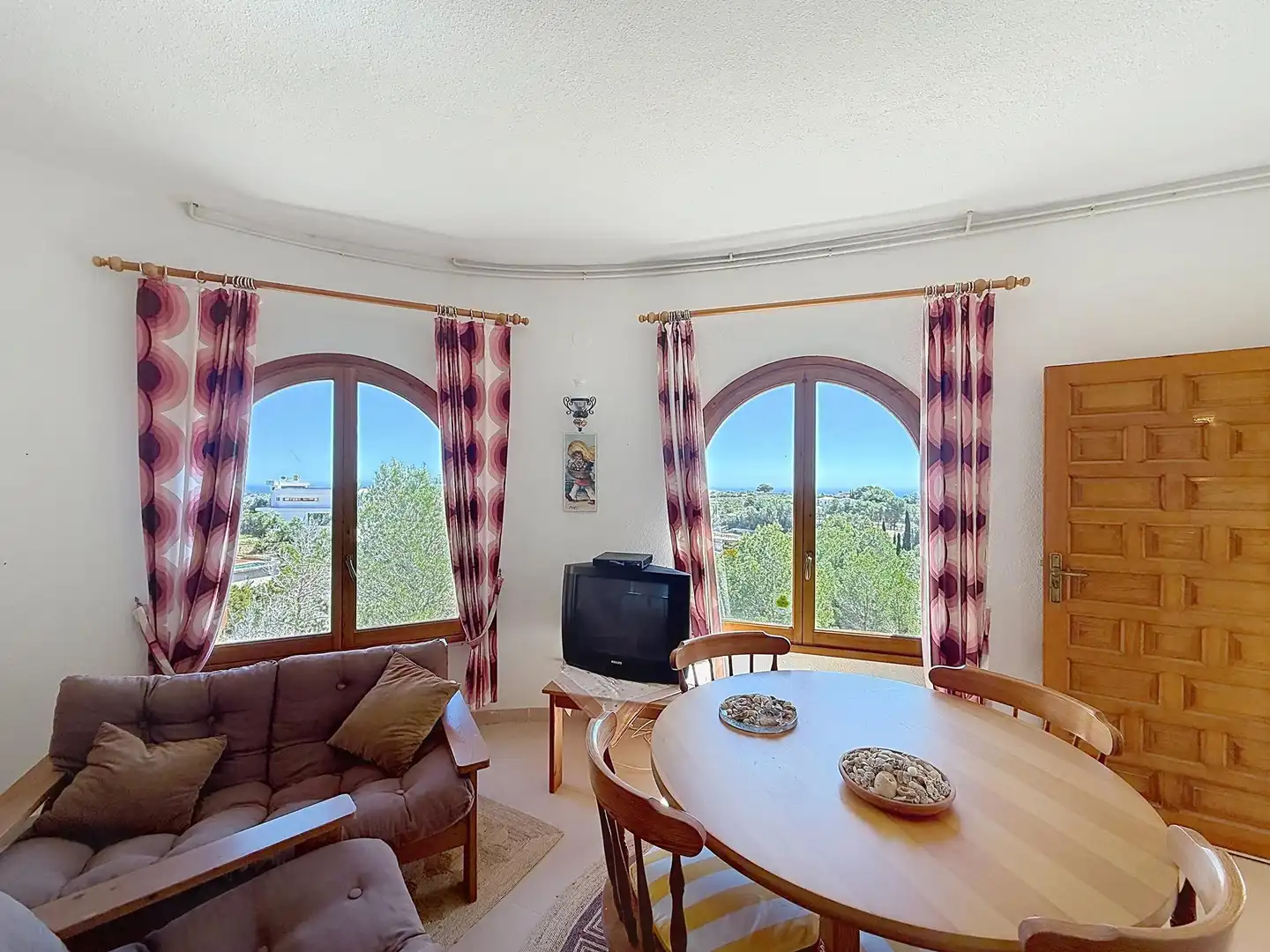 Sala de estar de Casa o chalet en venta en Benitachell / El Poble Nou de Benitatxell con Aire acondicionado, Calefacción y Jardín privado