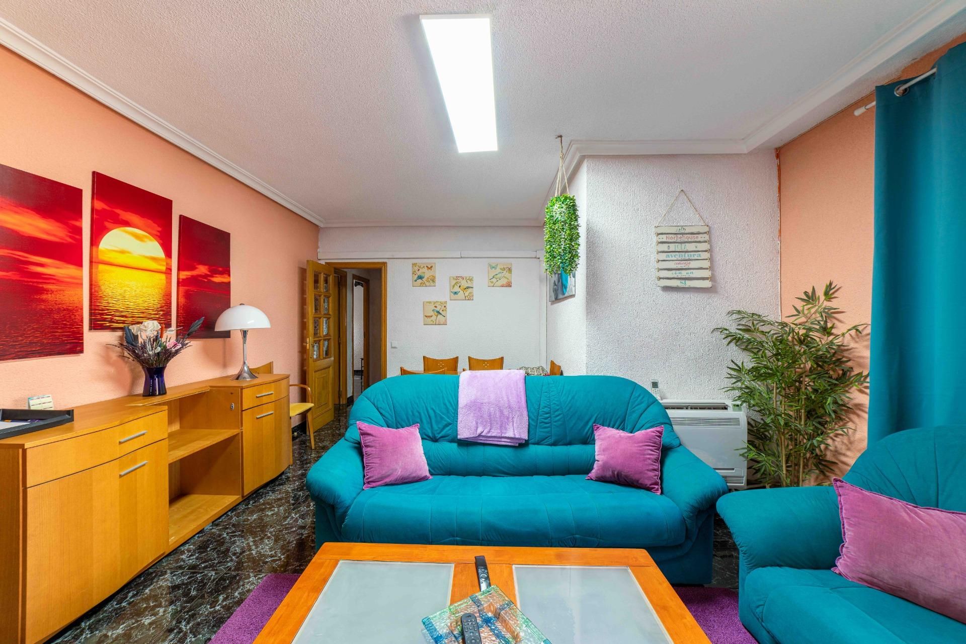 Sala d'estar de Pis per a compartir en Zamora Capital  amb Aire condicionat, Calefacció i Terrassa