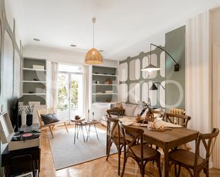 Living room of Apartment to rent in  Madrid Capital  with Air Conditioner, Heating and Furnished