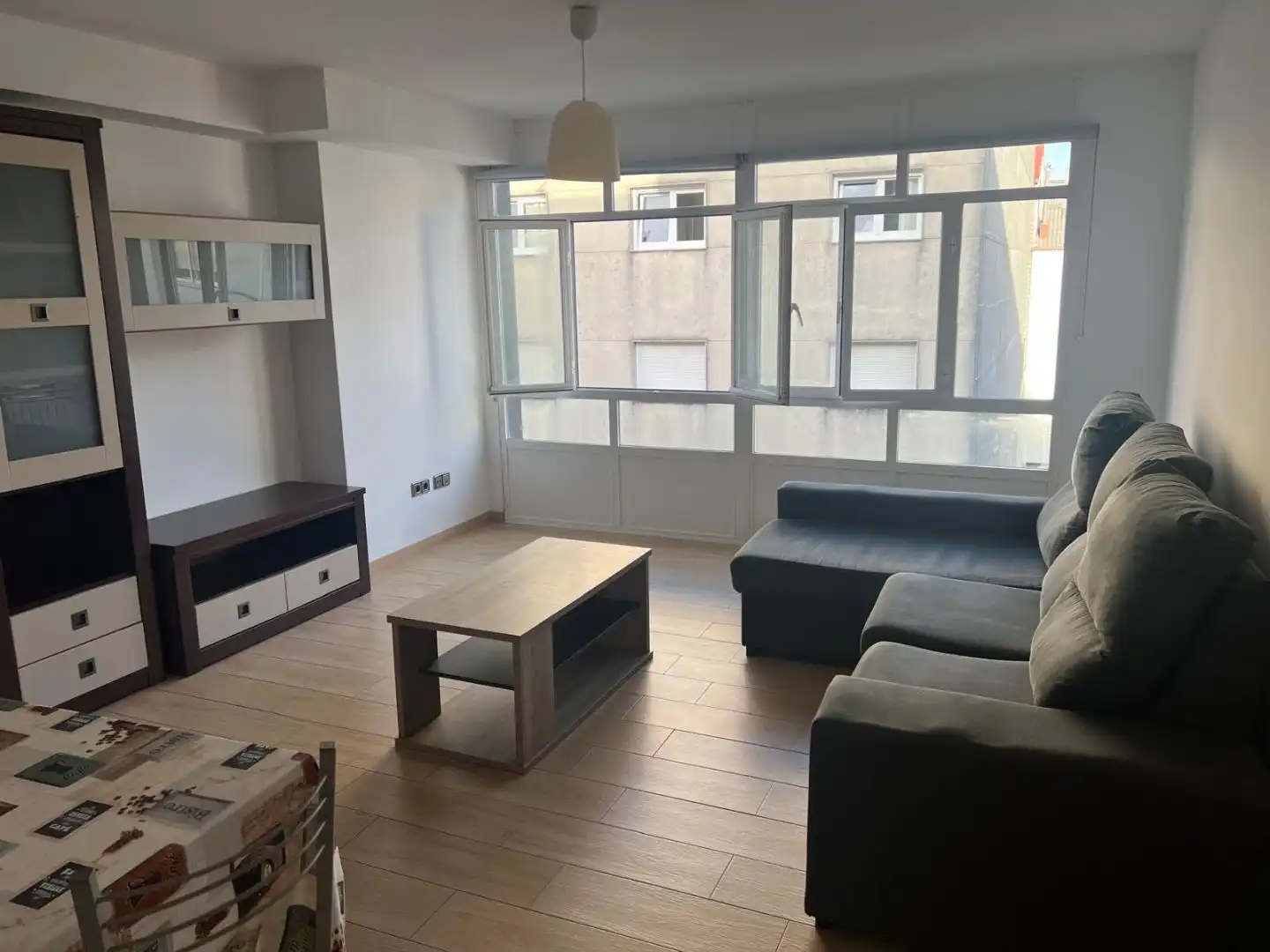 Living room of Flat for rent in Santa Comba  with Furnished
