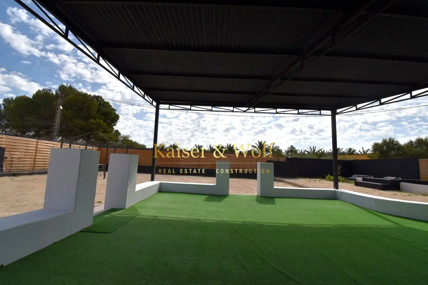Terraza de Finca rústica en venta en Elche / Elx con Jardín privado