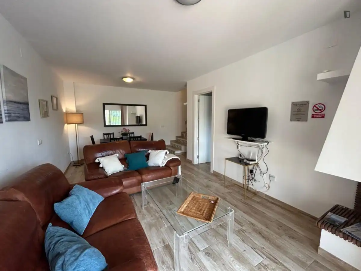 Sala d'estar de Casa o xalet de lloguer en Mijas amb Moblat, Forn i Es permeten mascotes