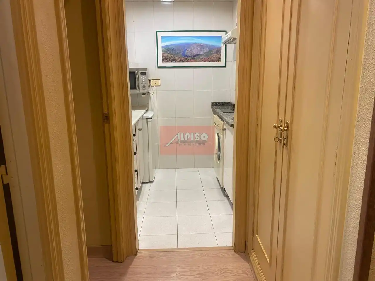 Cocina de Apartamento en venta en Ourense Capital  con Calefacción, Trastero y Amueblado
