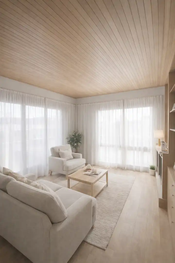 Sala de estar de Dúplex en venta en Vilablareix con Parquet, Terraza y Horno