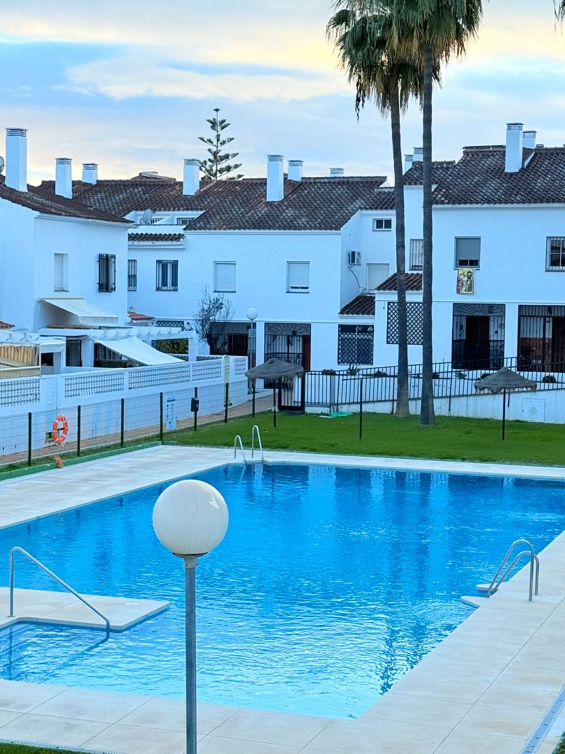 Swimming pool of Duplex for sale in Málaga Capital  with Air Conditioner, Terrace and Furnished