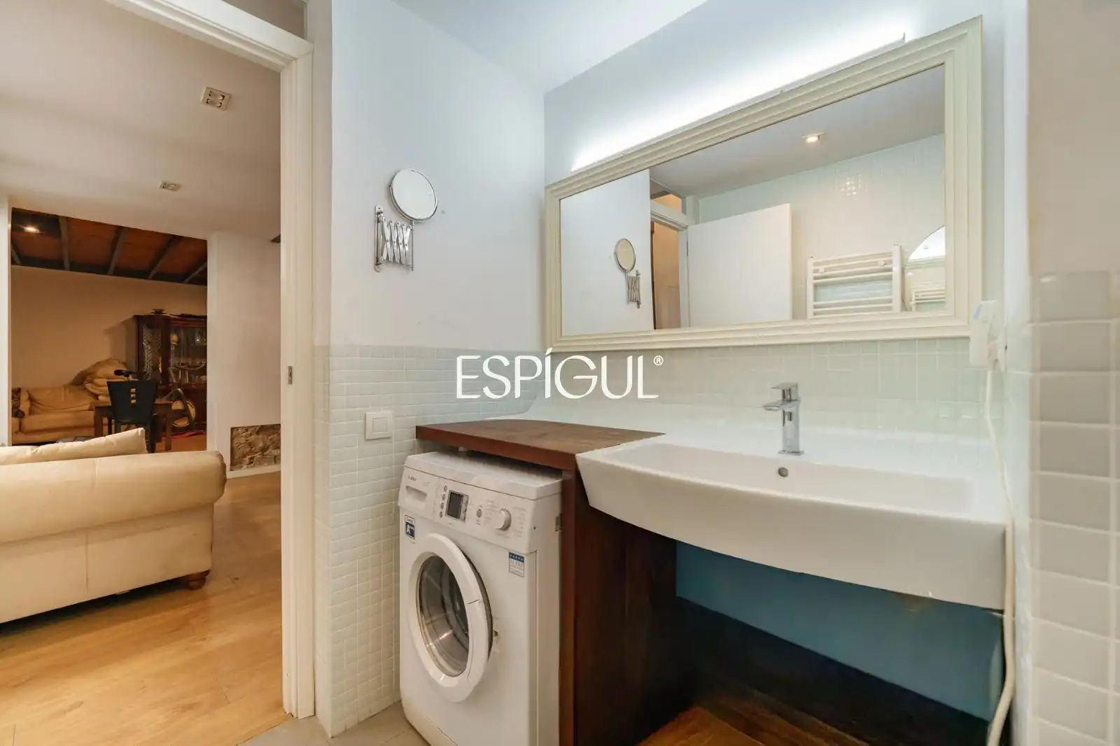 Bany de Dúplex en venda en Barcelona amb Calefacció, Parquet i Terrassa