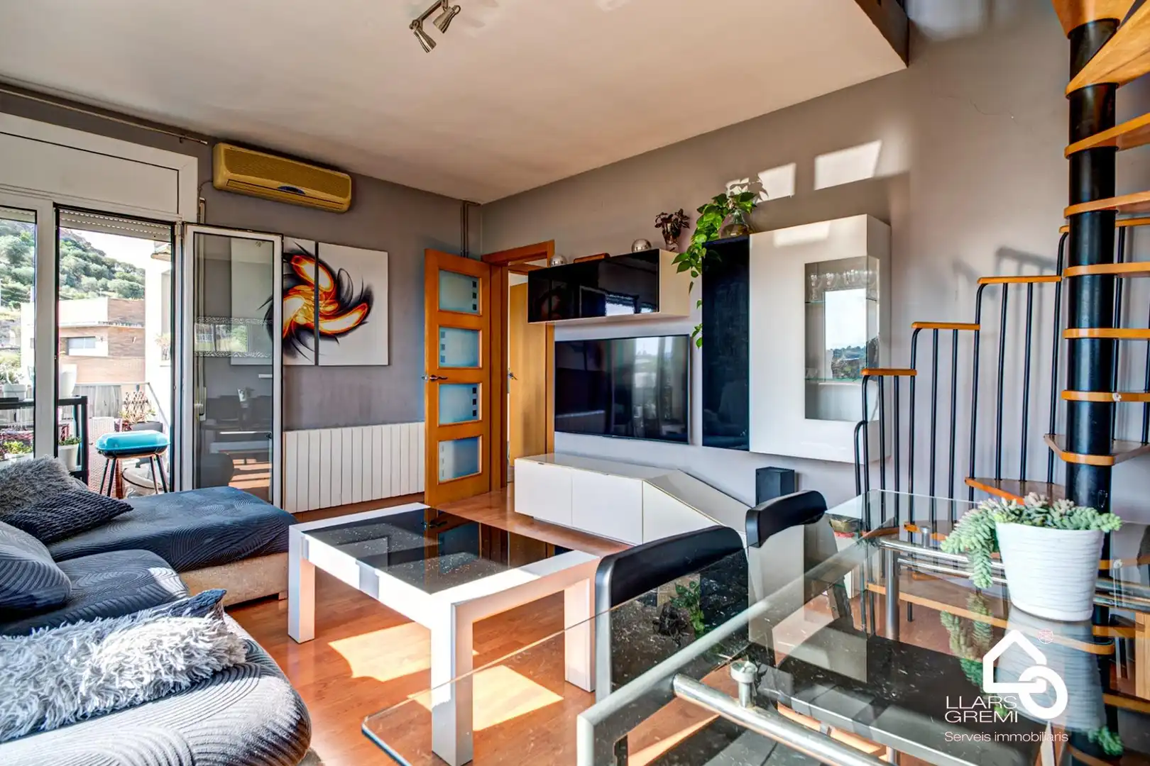 Sala de estar de Dúplex en venta en Òdena con Calefacción, Terraza y Trastero
