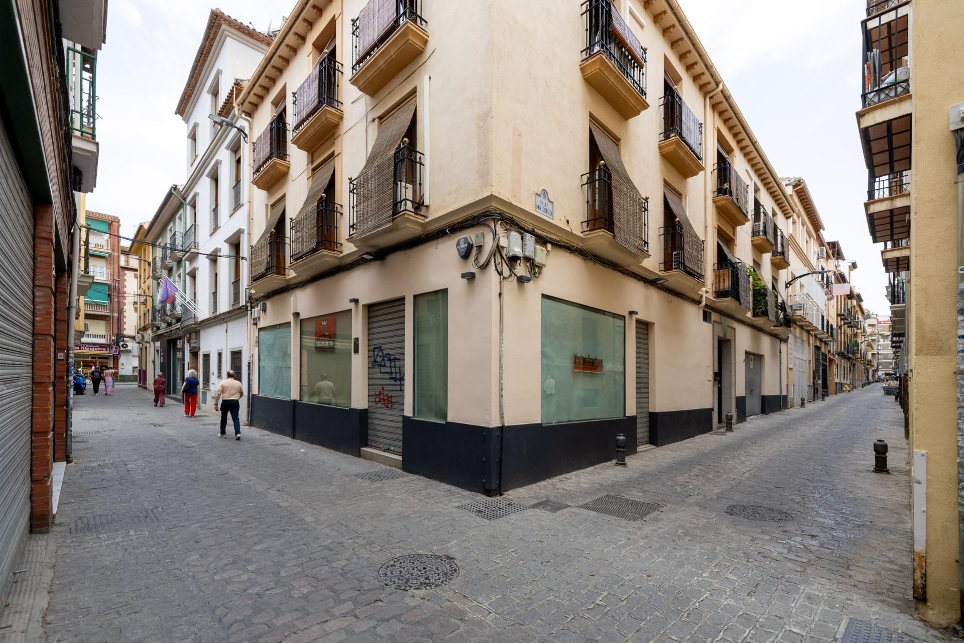 Exterior view of Single-family semi-detached for sale in  Granada Capital  with Air Conditioner, Heating and Terrace