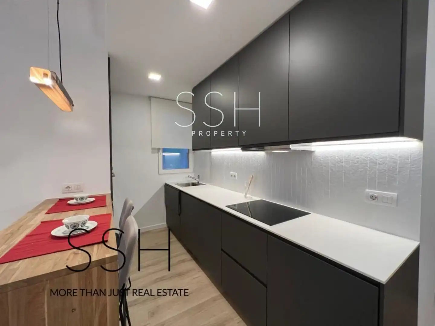Kitchen of Flat for rent in Madrid  with Air Conditioner, Heating and Furnished