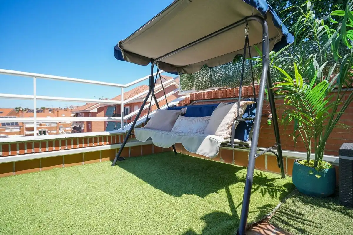 Terrassa de Casa o xalet en venda en Algete amb Aire condicionat, Calefacció i Jardí privat