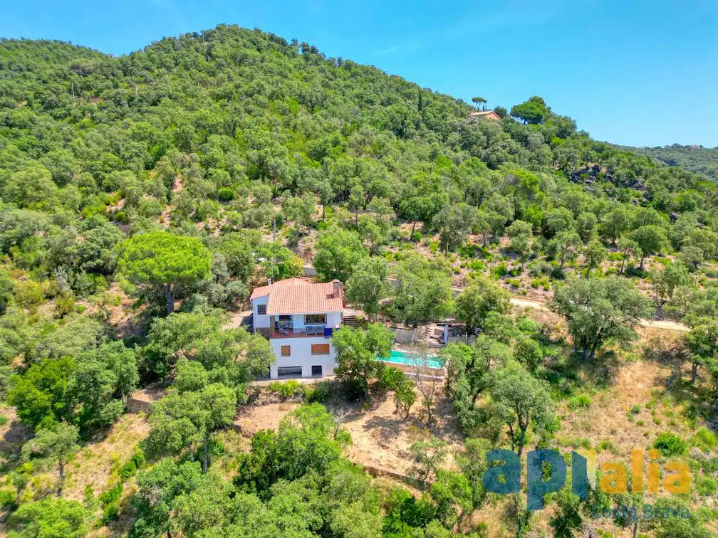 Exterior view of Houses for sale in Santa Cristina d'Aro  with Terrace and Swimming Pool