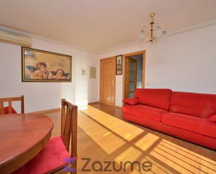 Living room of Flat to rent in  Madrid Capital  with Heating, Parquet flooring and Furnished