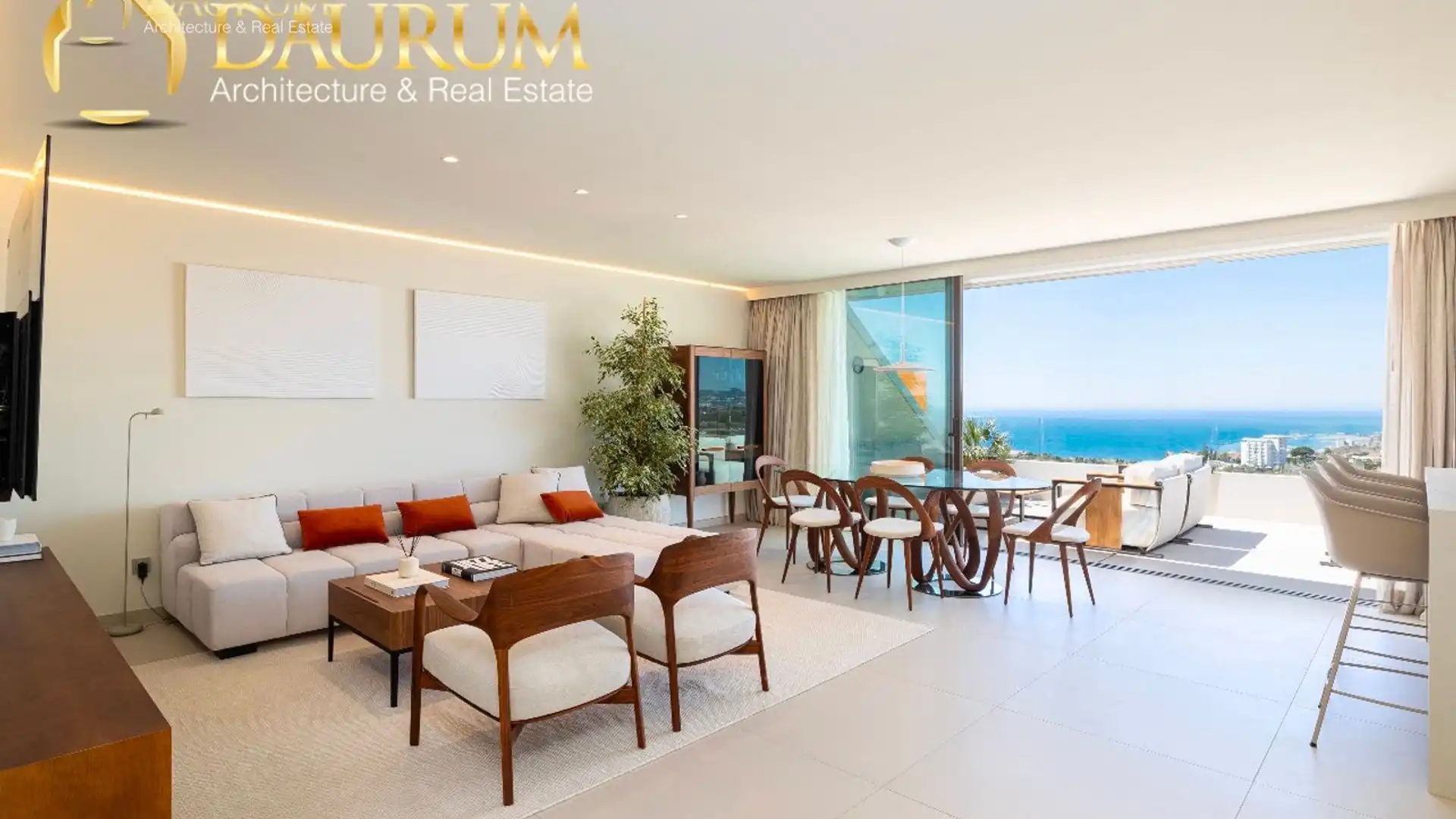 Sala de estar de Ático en venta en Fuengirola con Aire acondicionado, Calefacción y Terraza