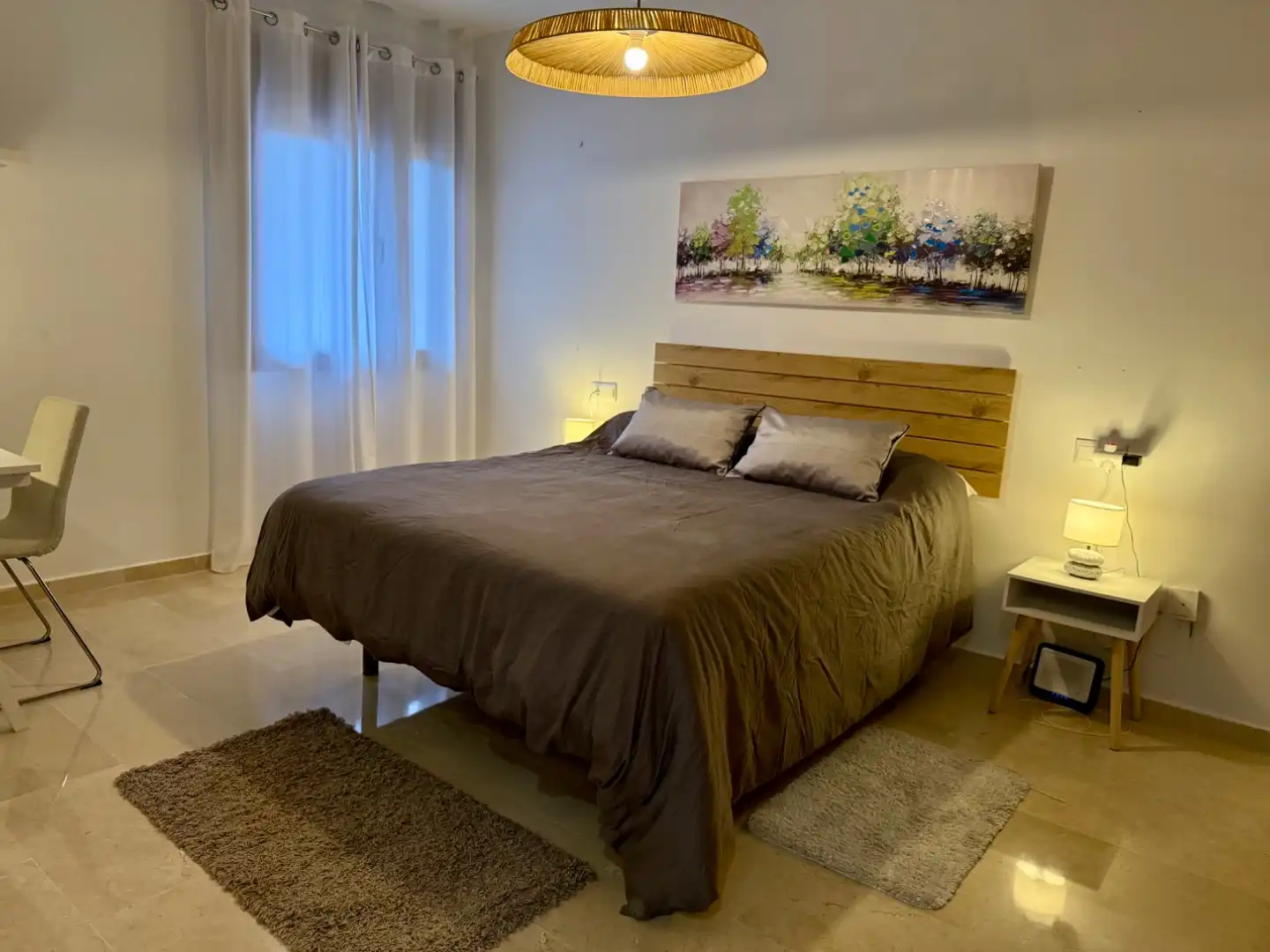 Bedroom of Flat for sale in Estepona  with Air Conditioner and Terrace