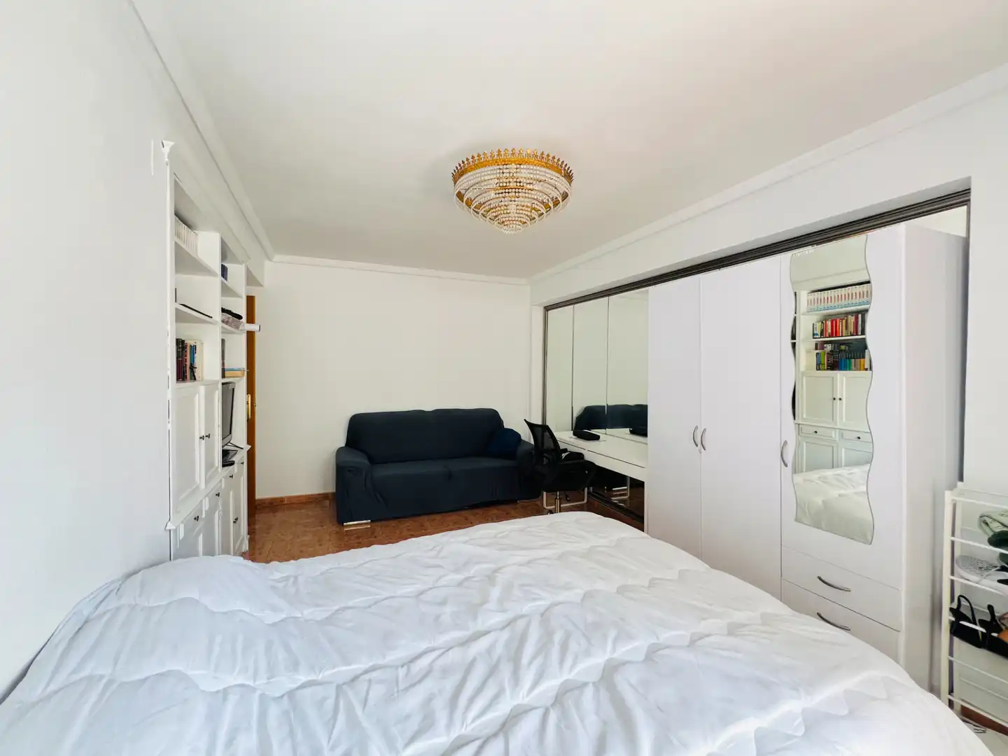 Schlafzimmer von Wohnung zum Verkauf in Zaragoza mit Klimaanlage, Möbliert und Balkon