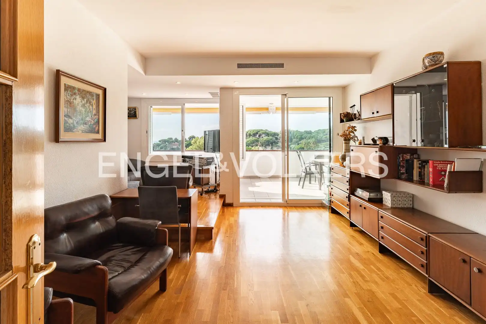 Wohnzimmer von Wohnung zum Verkauf in Sant Vicenç de Montalt mit Heizung, Terrasse und Balkon