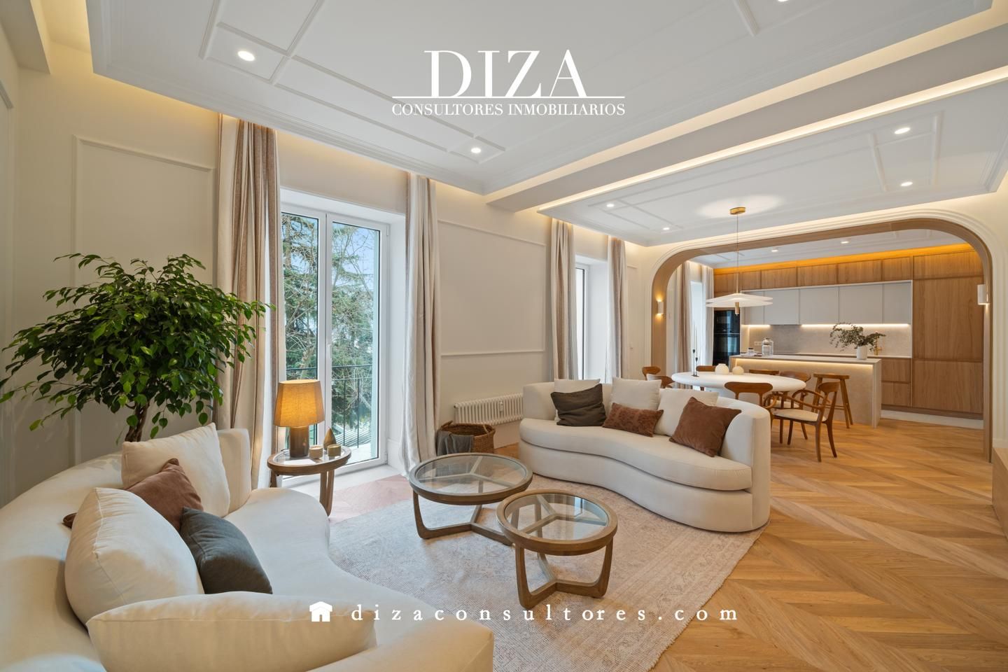 Sala de estar de Piso en venta en  Madrid Capital con Aire acondicionado, Calefacción y Trastero