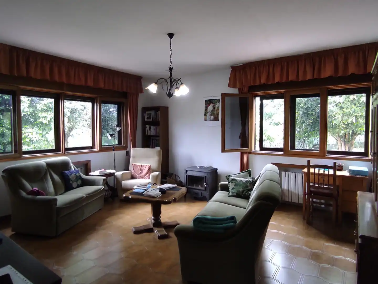 Sala de estar de Casa o chalet en venta en Vila de Cruces con Calefacción, Jardín privado y Terraza