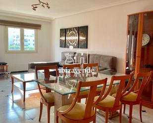 Dining room of Flat to rent in Sant Antoni de Portmany  with Heating, Terrace and Furnished