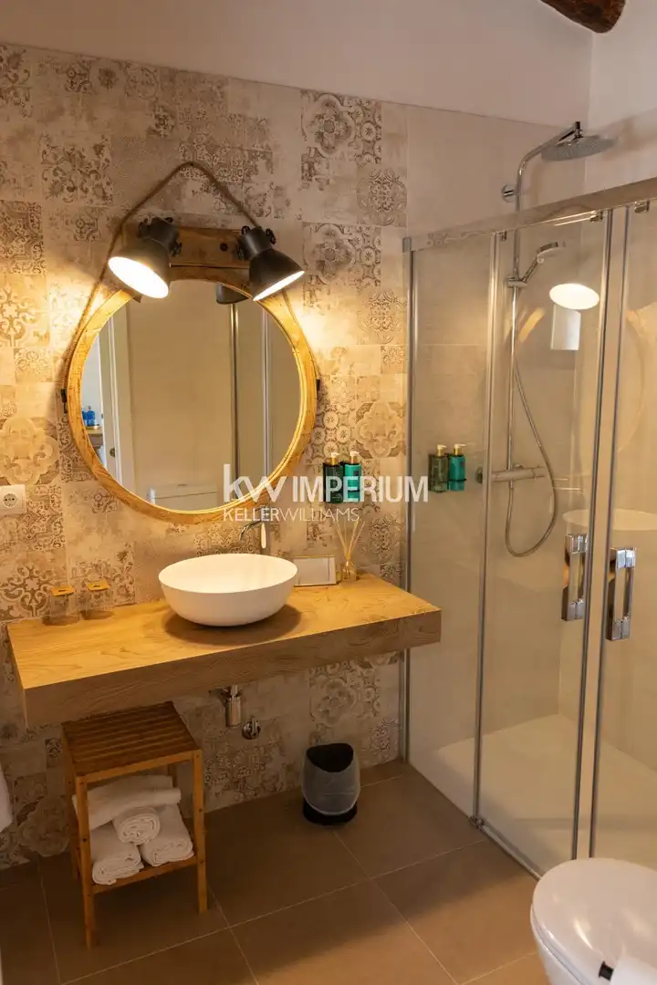 Bany de Casa o xalet en venda en Colldejou amb Aire condicionat, Jardí privat i Terrassa