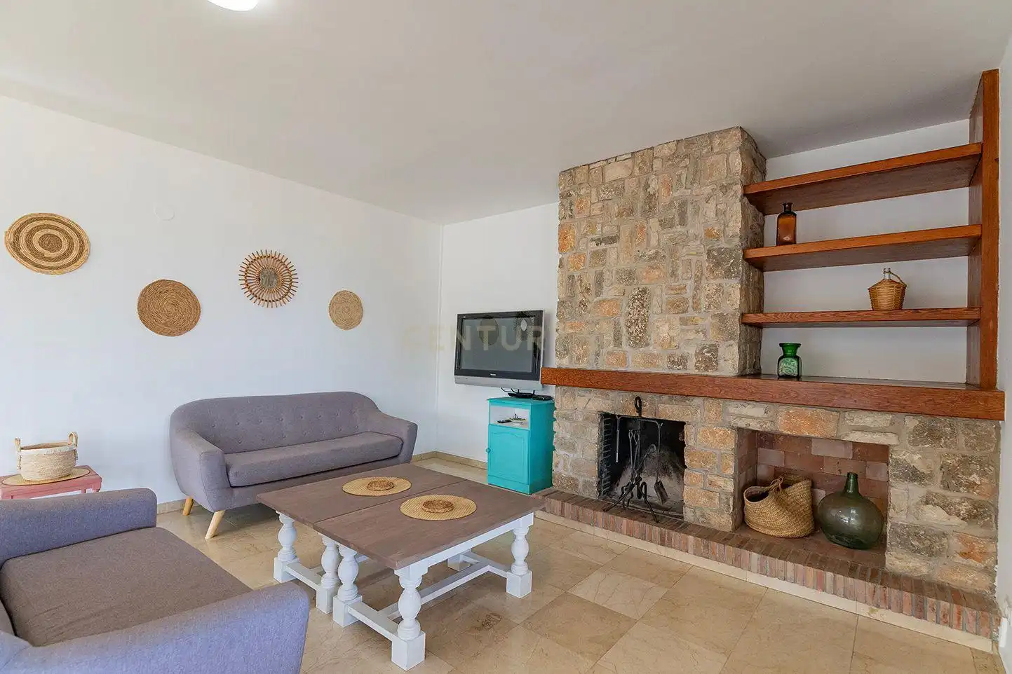 Living room of Houses for sale in Calpe / Calp  with Private garden, Storage room and Swimming Pool